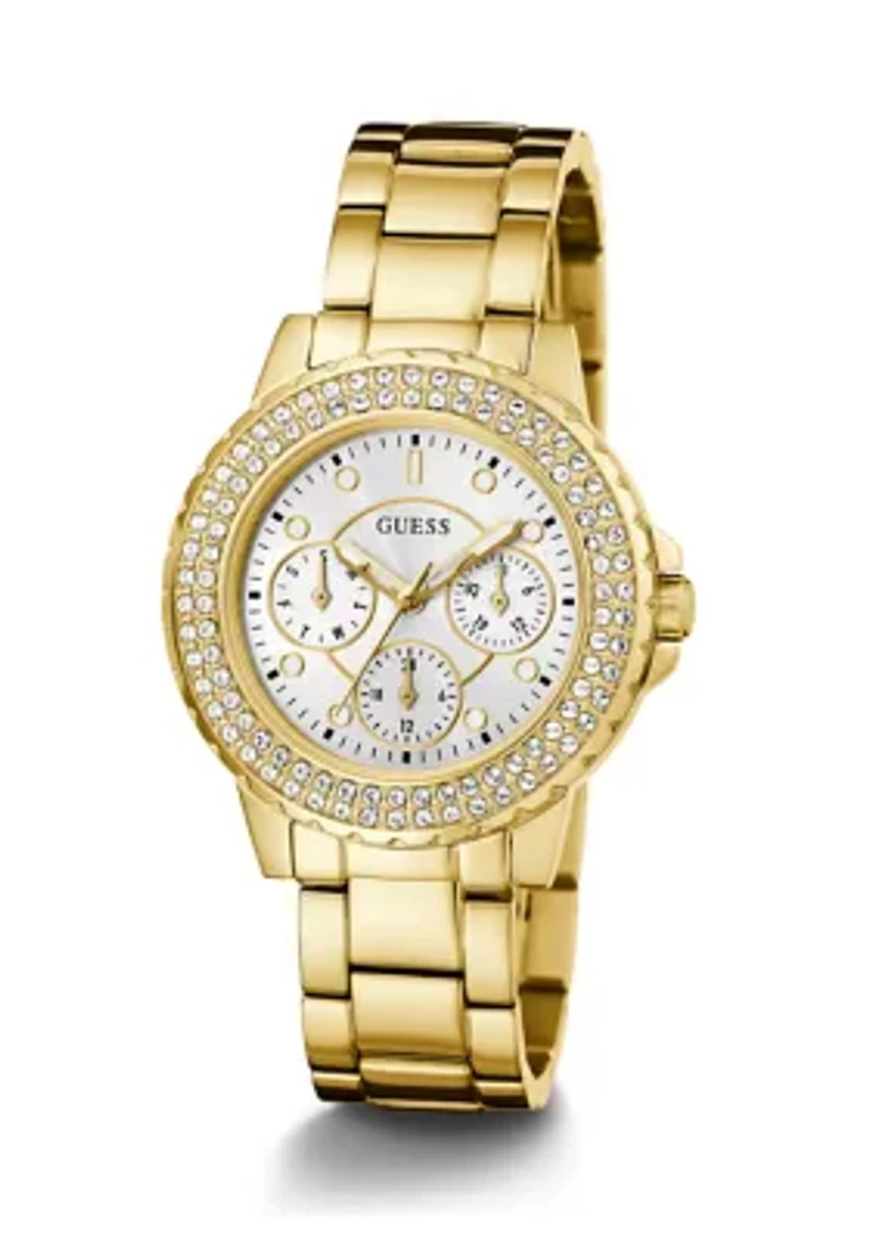 Gold Tone Stainless Steel Watch 