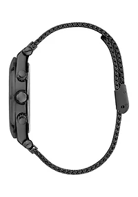 Black Case Mesh Watch