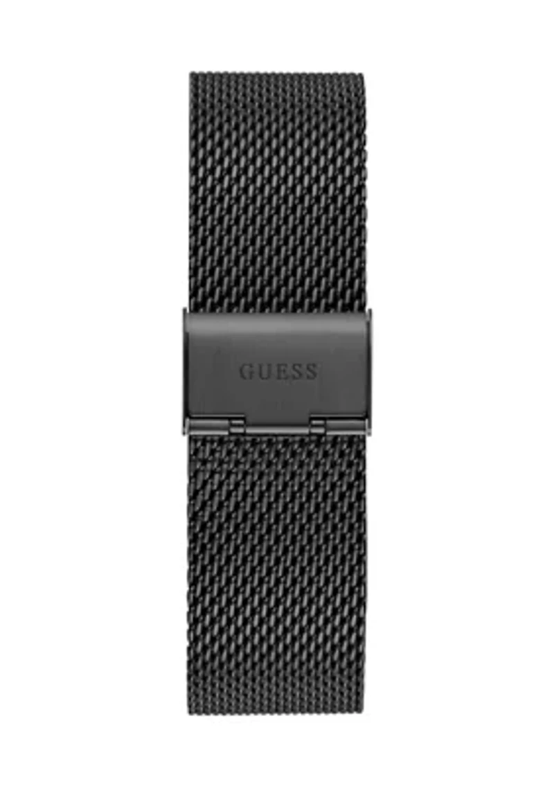 Black Case Mesh Watch