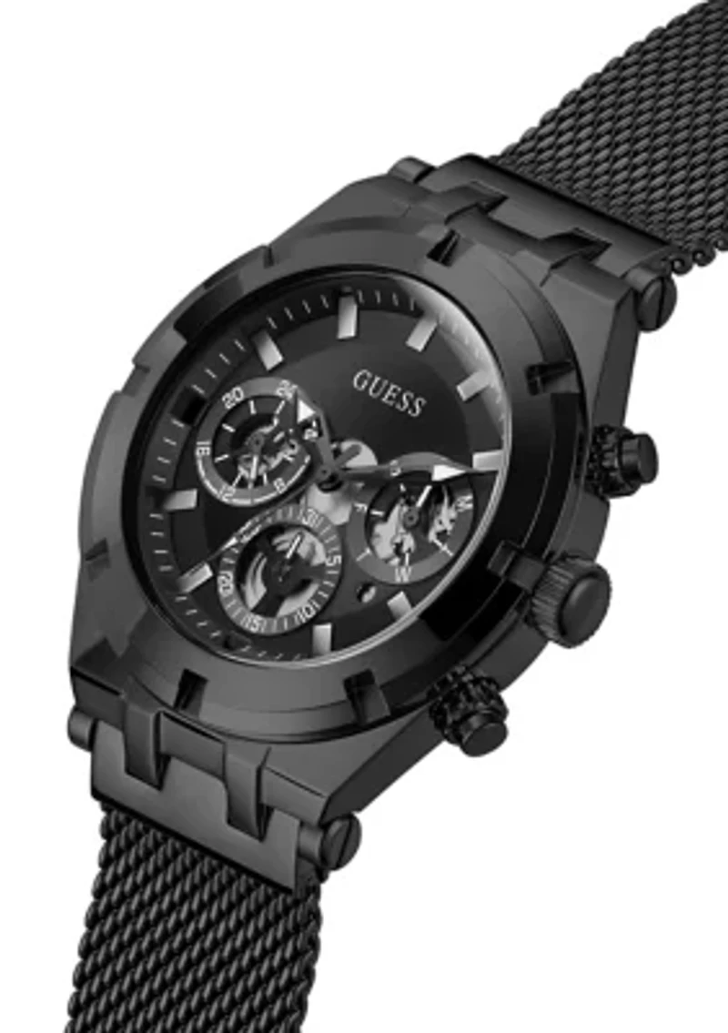 Black Case Mesh Watch