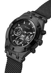 Black Case Mesh Watch