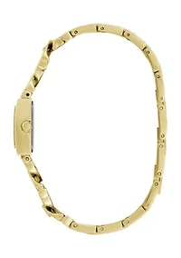 Gold Tone Runaway Chain Bracelet Watch