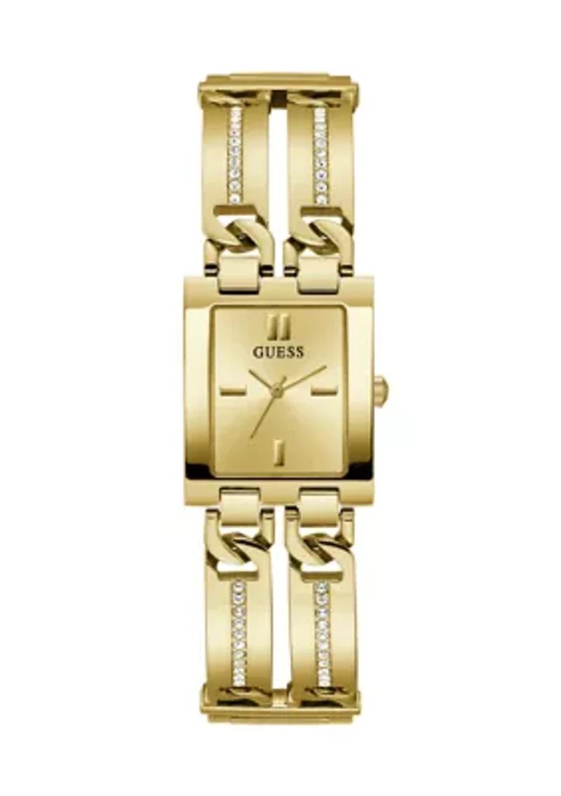 Chain Link Pavé Band Watch