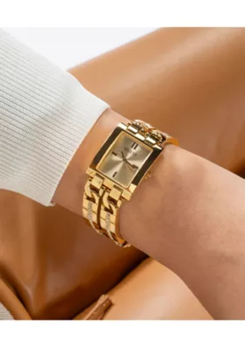 Chain Link Pavé Band Watch