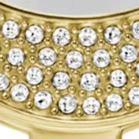 Gold Tone Analog Logo Watch