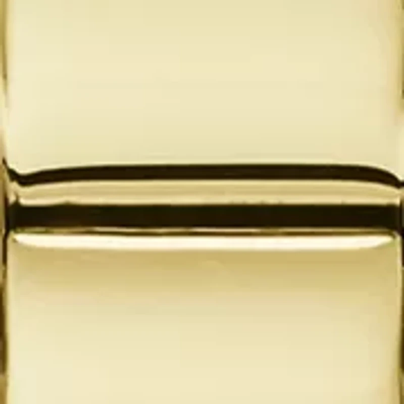 Gold Tone Analog Coin Edge Watch