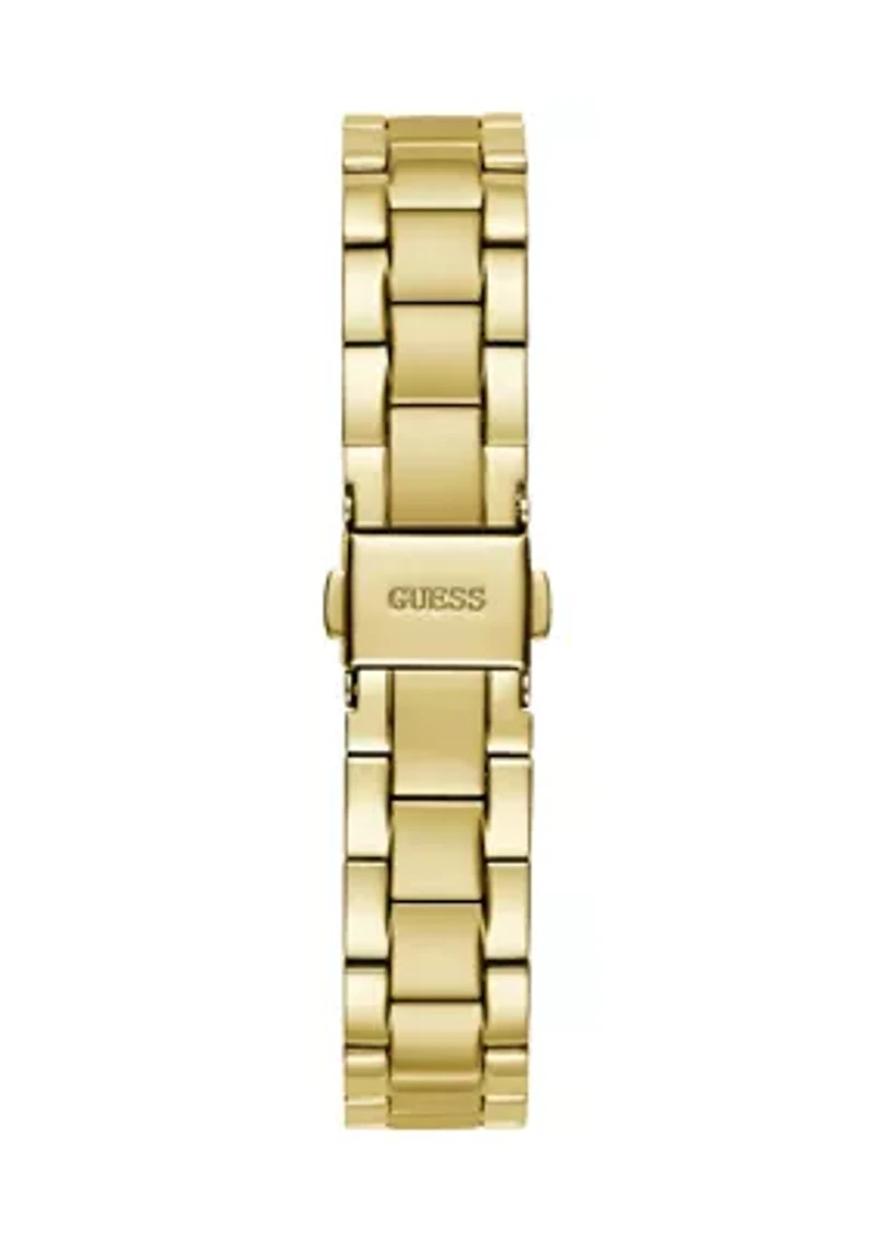 Gold Tone Analog Coin Edge Watch