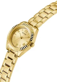Gold Tone Analog Coin Edge Watch