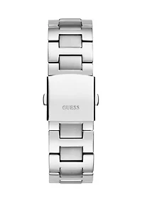 Silver and Black Metal Watch