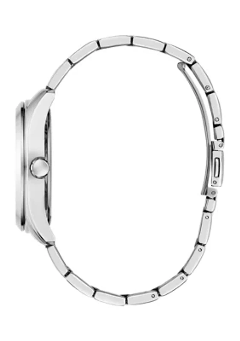 Silver Tone Multi-Function Watch