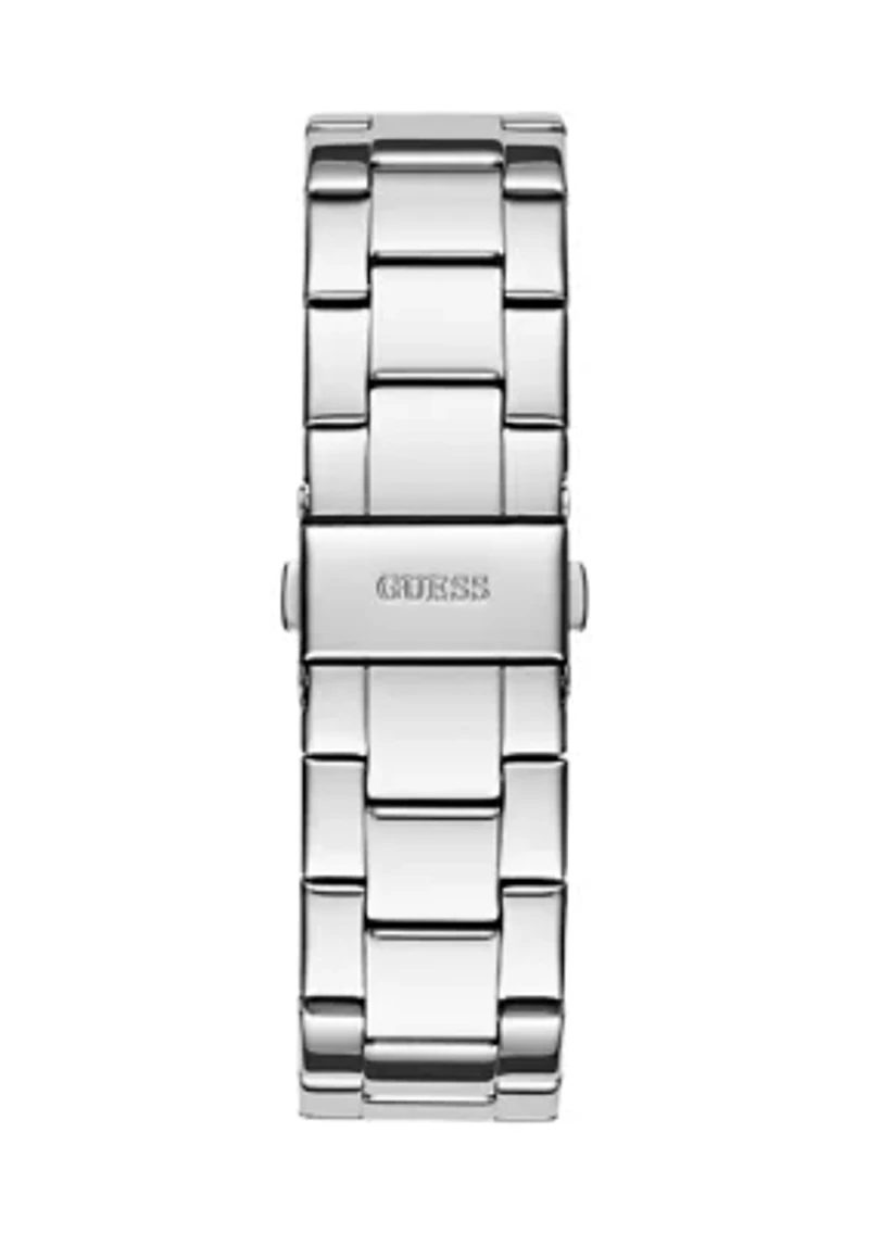 Silver Tone Multi-Function Watch