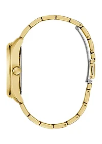 Gold Tone Multi-Function Watch
