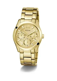 Gold Tone Multi-Function Watch