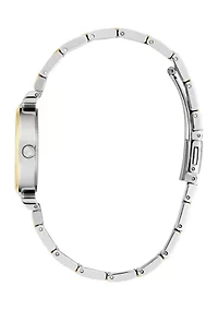 Two Tone Analog Watch