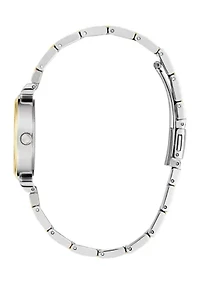 Two-Tone Analog Watch