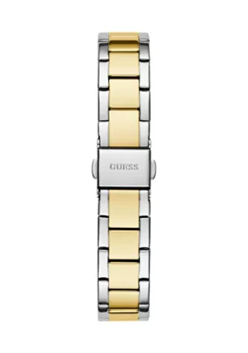 Two Tone Green Dial Watch