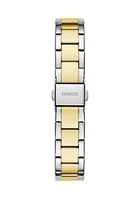 Two Tone Green Dial Watch