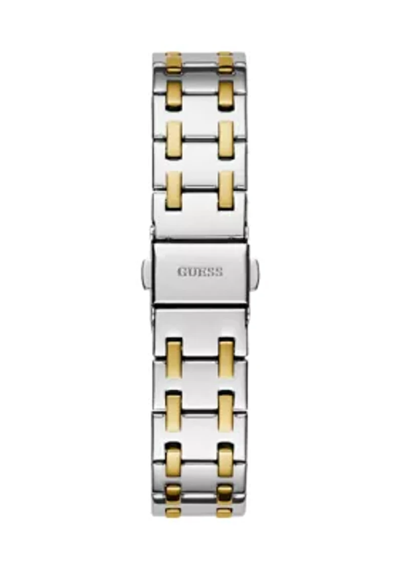 Two Tone Metal Bracelet Watch