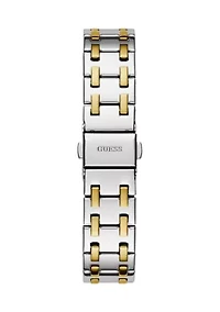 Two Tone Metal Bracelet Watch