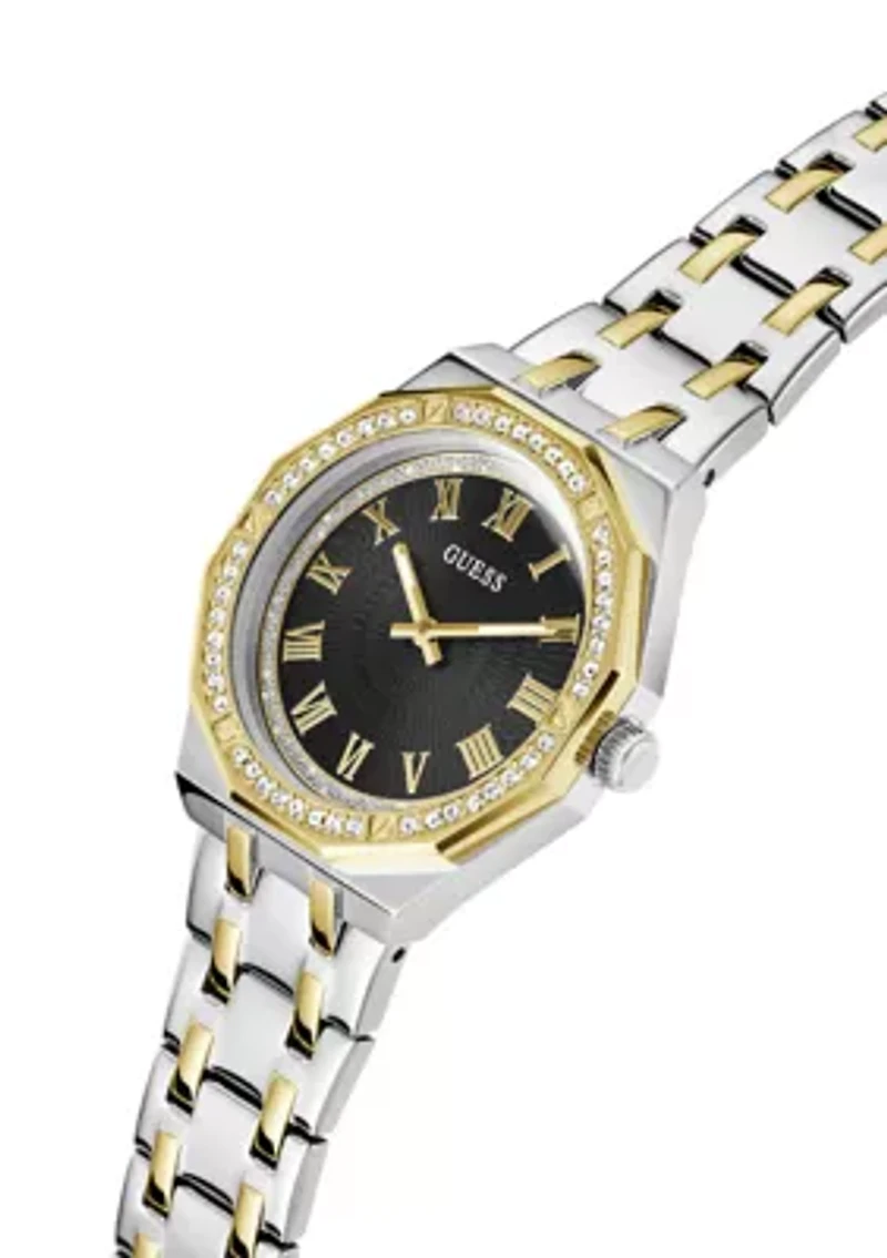 Two Tone Metal Bracelet Watch