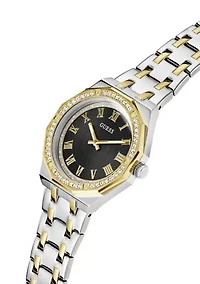 Two Tone Metal Bracelet Watch