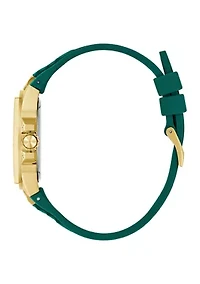 Green Gold Tone Multi-function Watch