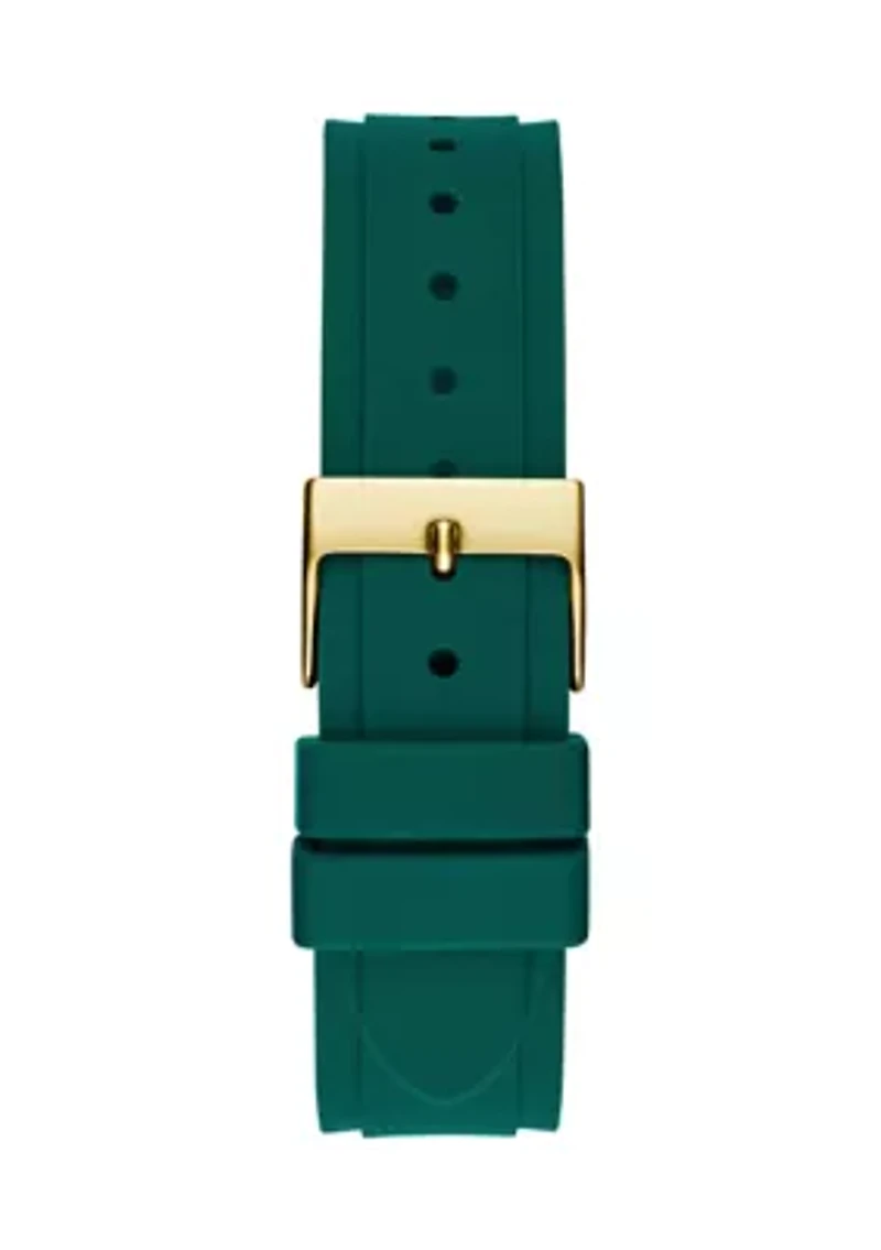 Green Gold Tone Multi-function Watch