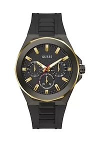 Black Two-Tone Multifunction Watch
