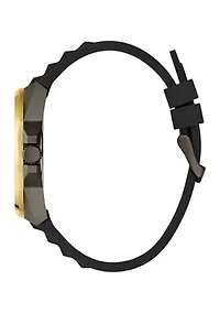 Black Two-Tone Multifunction Watch
