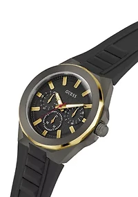 Black Two-Tone Multifunction Watch