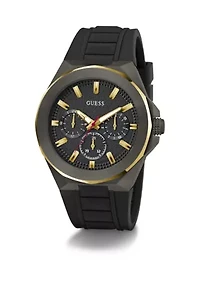 Black Two-Tone Multifunction Watch