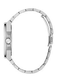 Two Tone Black Dial Watch