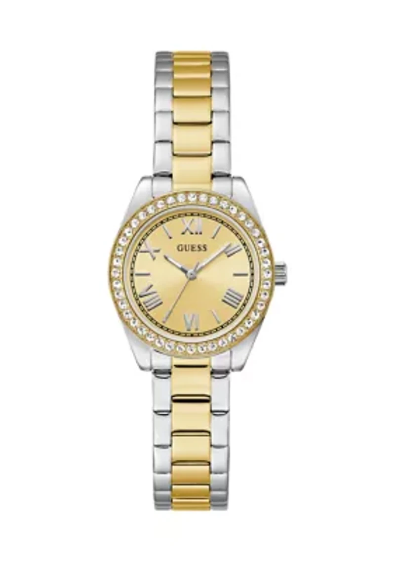 Two-Tone Analog Watch