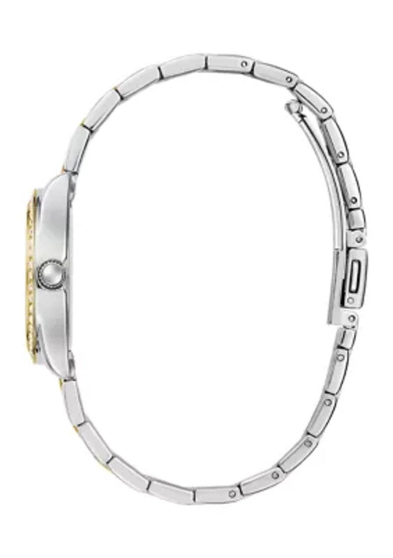 Two-Tone Analog Watch