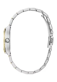 Two-Tone Analog Watch