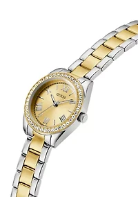 Two-Tone Analog Watch