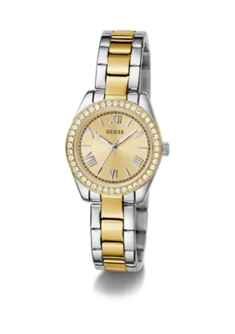Two-Tone Analog Watch