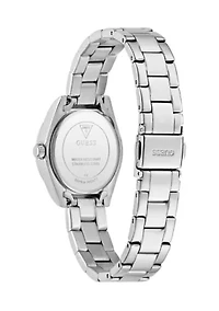 Mini Luna Ladies Silver Tone Analog Watch