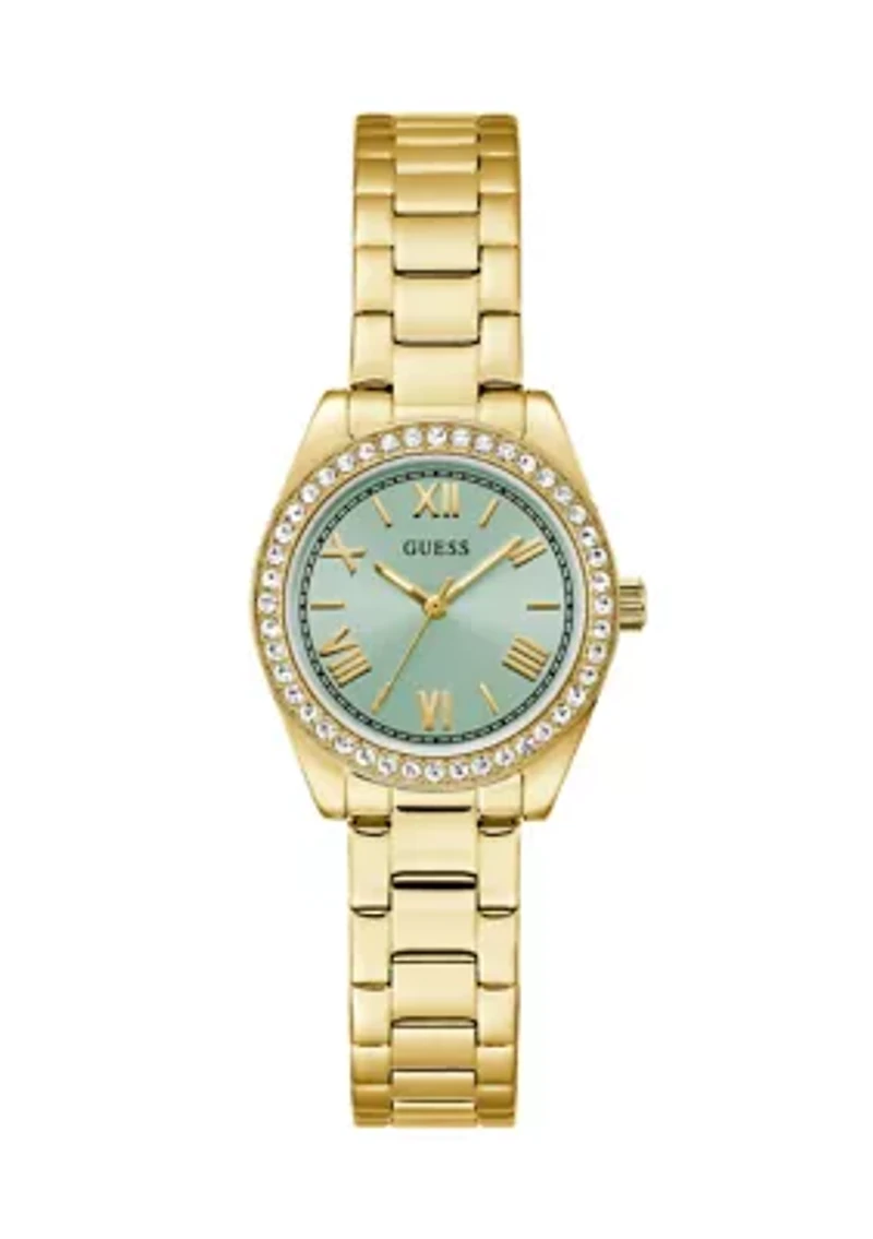 Gold Tone Analog Watch