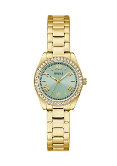 Gold Tone Analog Watch