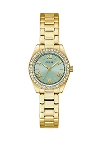 Gold Tone Analog Watch