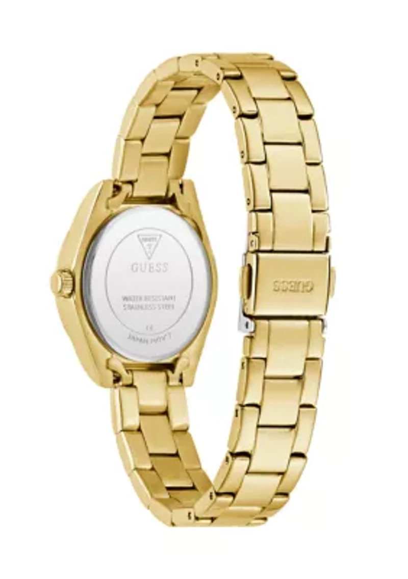 Gold Tone Analog Watch