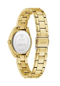 Gold Tone Analog Watch