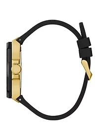 Black Gold Tone Multi-Function Watch
