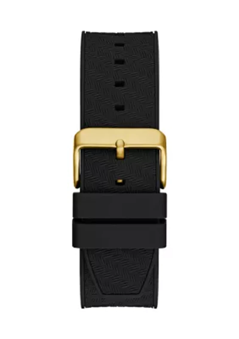 Black Gold Tone Multi-Function Watch