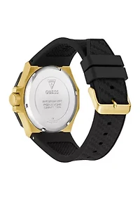 Black Gold Tone Multi-Function Watch