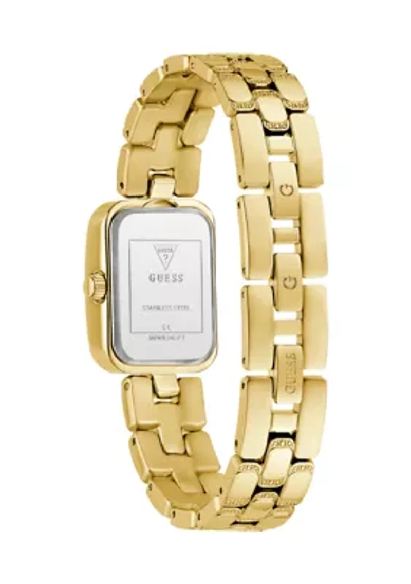 Gold Tone Analog Watch