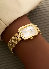 Gold Tone Analog Watch
