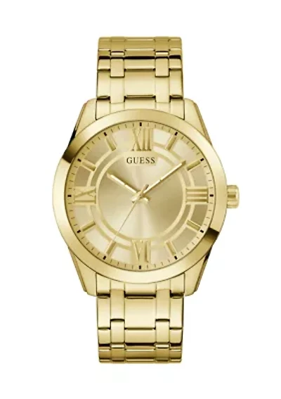 Gold Tone Analog Watch
