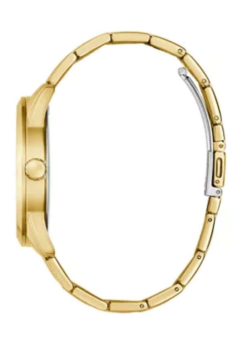 Gold Tone Analog Watch
